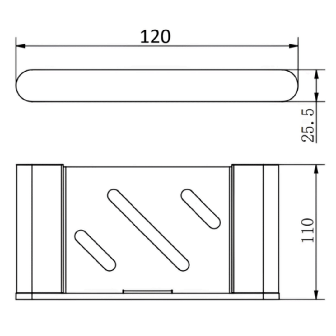 Aspire Nuovoair Metal Soap Shelf (Match Aspire Air And Nuovo) Chrome