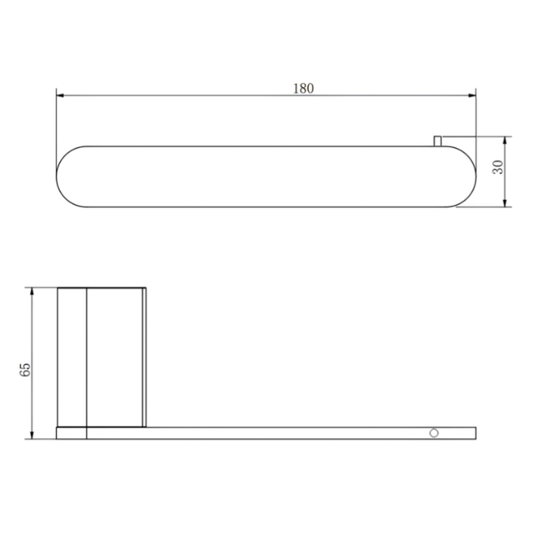 Aspire Nuovoair Toilet Roll Holder Brushed Brass