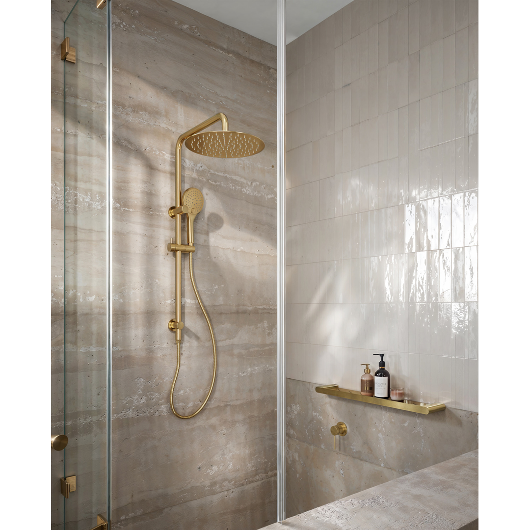 Aspire Air 300Mm Shower Head Brushed Brass