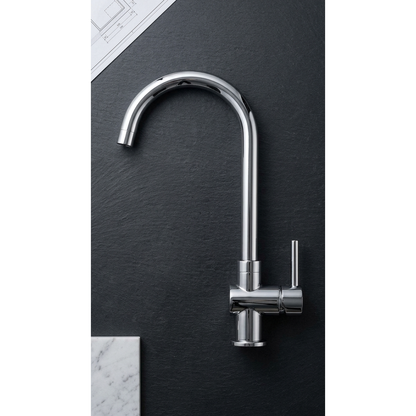 Aspire Spring Pin Lever Gooseneck Sink Mixer