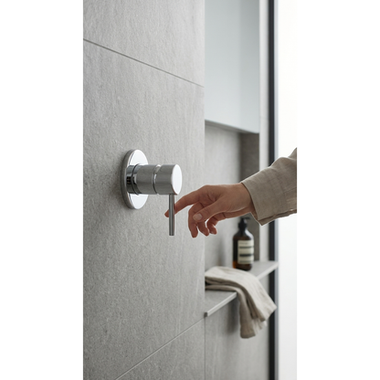 Aspire Spring Pin Lever Shower Mixer Chrome