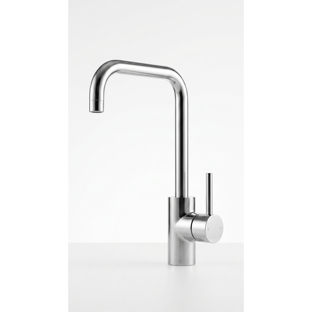 Aspire Spring Pin Lever Square Neck Sink Mixer