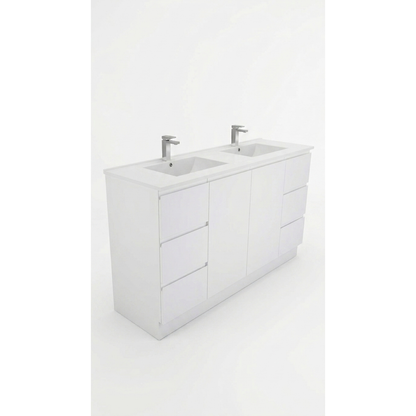 Aspire Unity II 1500 D/Bowl Vanity F/Stand White 1 Tap Hole