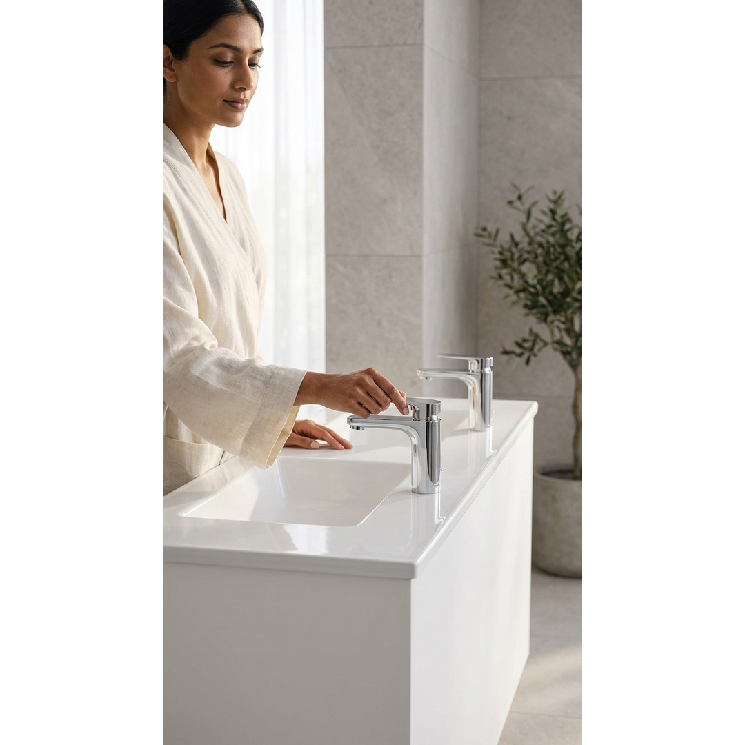 Aspire Unity II 1500 D/Bowl W/Hung Vanity White  1 Tap Hole