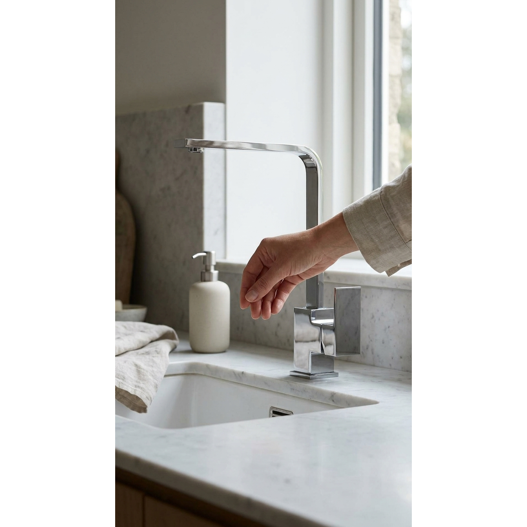 Aspire Unity II Square Sink/Vessel Mixer Chrome
