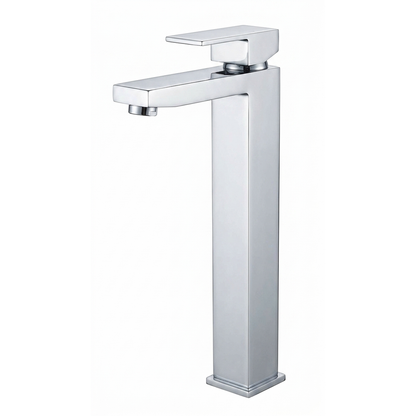 Aspire Unity Square Hi Rise Vessel Mixer Chrome
