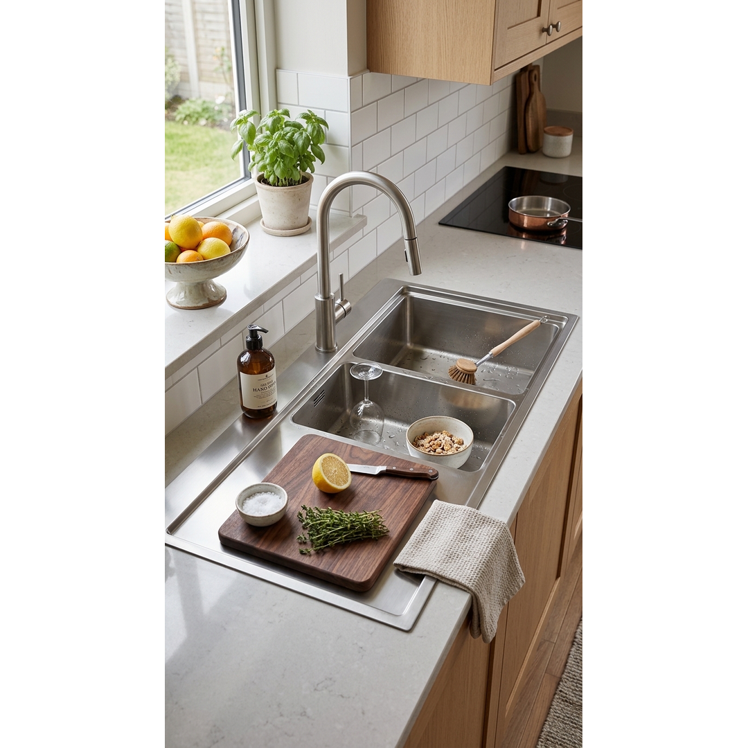 Aspire Urban 1 1/2 Lh Bowl 1080 X 520 S/Steel Sink