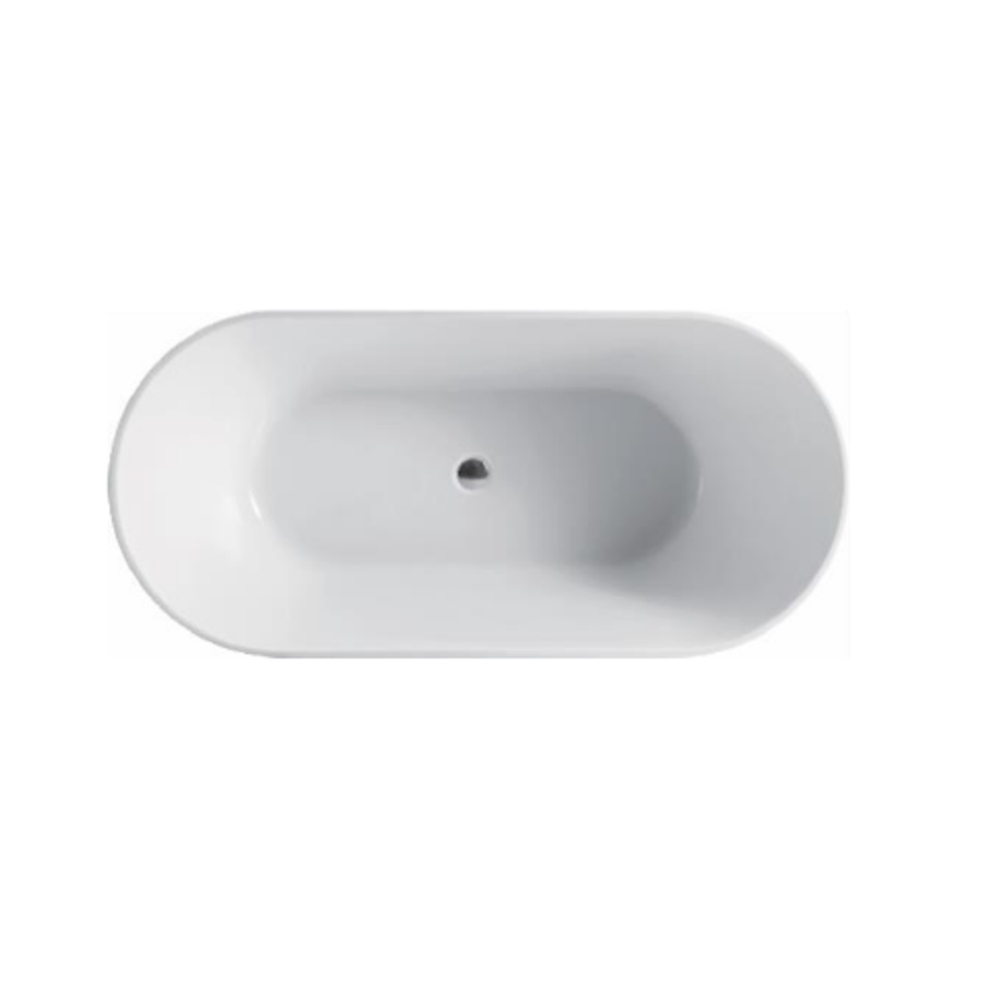 Aspire Urban IIi 1500Mm Acrylic Freestanding Bath No Overflow White 1500 X 750 X 560Mm