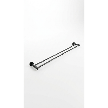 Aspire Within 750Mm Double Towel Rail Matte Black