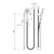 Aspire Within Shower Rail Shower Round Matte Black