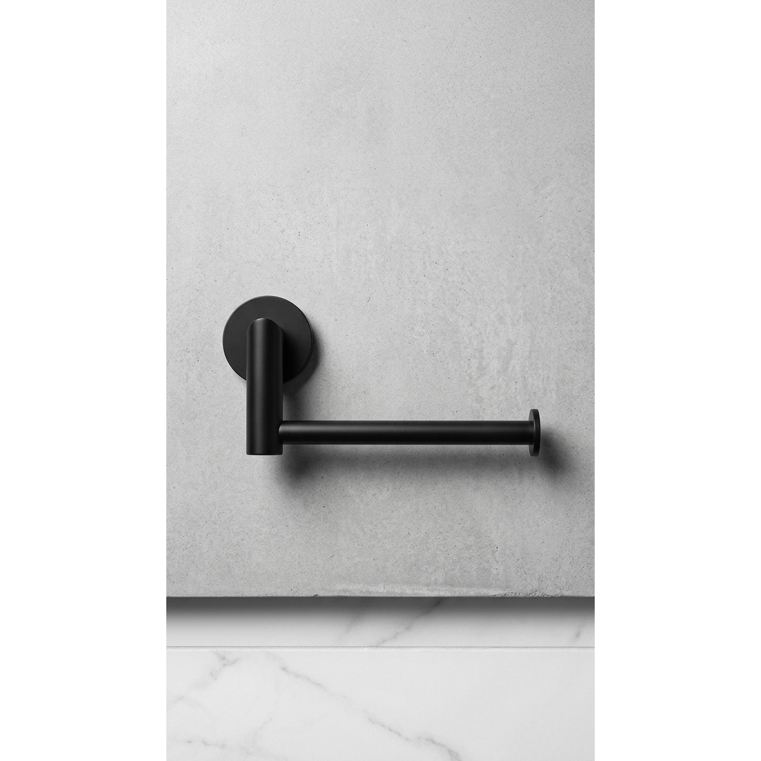 Aspire Within Toilet Roll Holder Matte Black
