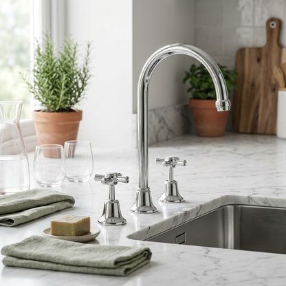 Aspire Zodiac Ii Chrome Hob Sink Set