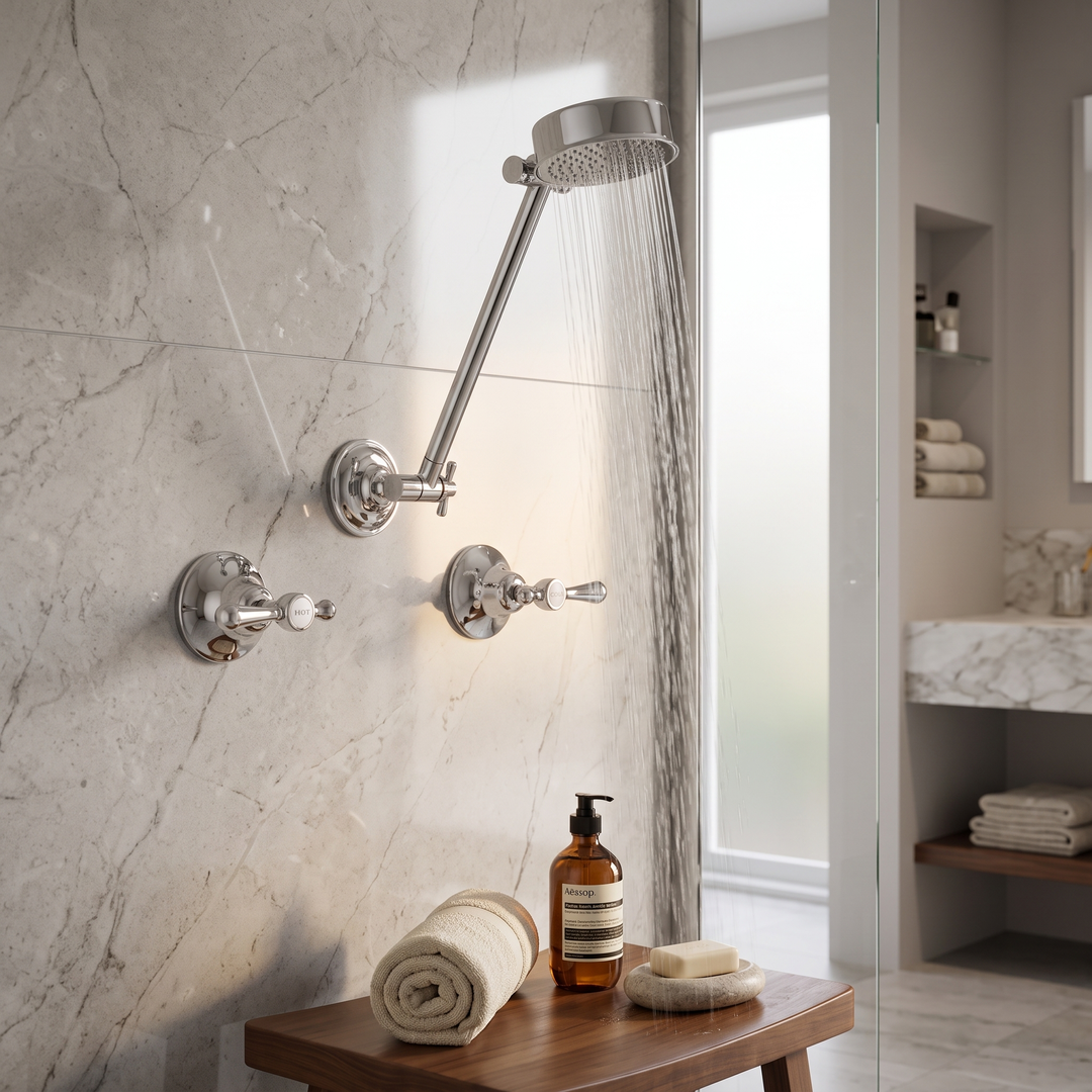 Aspire Zodiac Ii Chrome Lever Shower Set