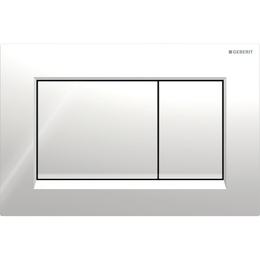 Aspire Urban II Wf Inwall Suite Square C/P Button Cistern Seat &amp; Pan