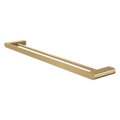 Aspire Nuovoair 700Mm Towel Double Rail (Matches Aspire Air And Nuovo) Brushed Brass