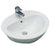 Aspire Unity Semi-Recess Round Basin 500X445 1Th White **Sbc-205* - Burdens Plumbing