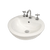 Aspire Unity Semi-Recess Round Basin 500X445 3Th White - Burdens Plumbing