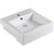 Aspire Unity Square Semi Recessed Basin White 1Th 480 X 460 - Burdens Plumbing