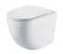 Aspire Urban II Wf Inwall Suite Round White & Gold Button Cistern Seatpan