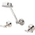 Aspire Zodiac Ii Chrome Lever Shower Set **Cl2034** - Burdens Plumbing