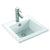 Aspire Unity Square Inset Basin White 1Th 425 X 425 X 170