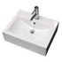 Aspire Spring Square Above Counter Basin White 1Th 515 X 412